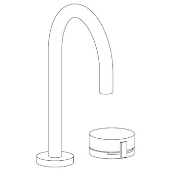 Watermark 21-1.3-E2xx Elements Deck Mounted 2 Hole Extended Lavatory Set - Parent