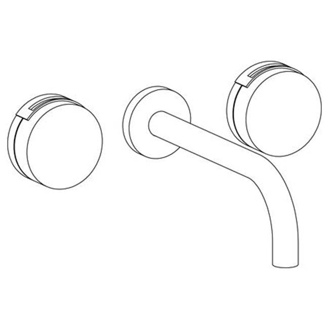 Watermark 21-2.2M-E1xx Elements Wall Mounted 3 Hole Lavatory Set With 8 3/4" Spout - Parent