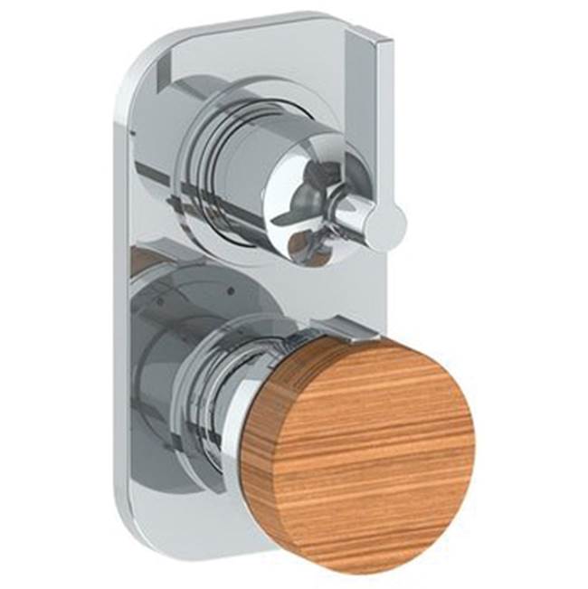 Watermark 21-T25-E3xx Elements Wall Mounted Thermostatic Shower Trim With Built-In Control 3-1/2" X 6-1/4". Must Specify E1 Or E2 Trim.