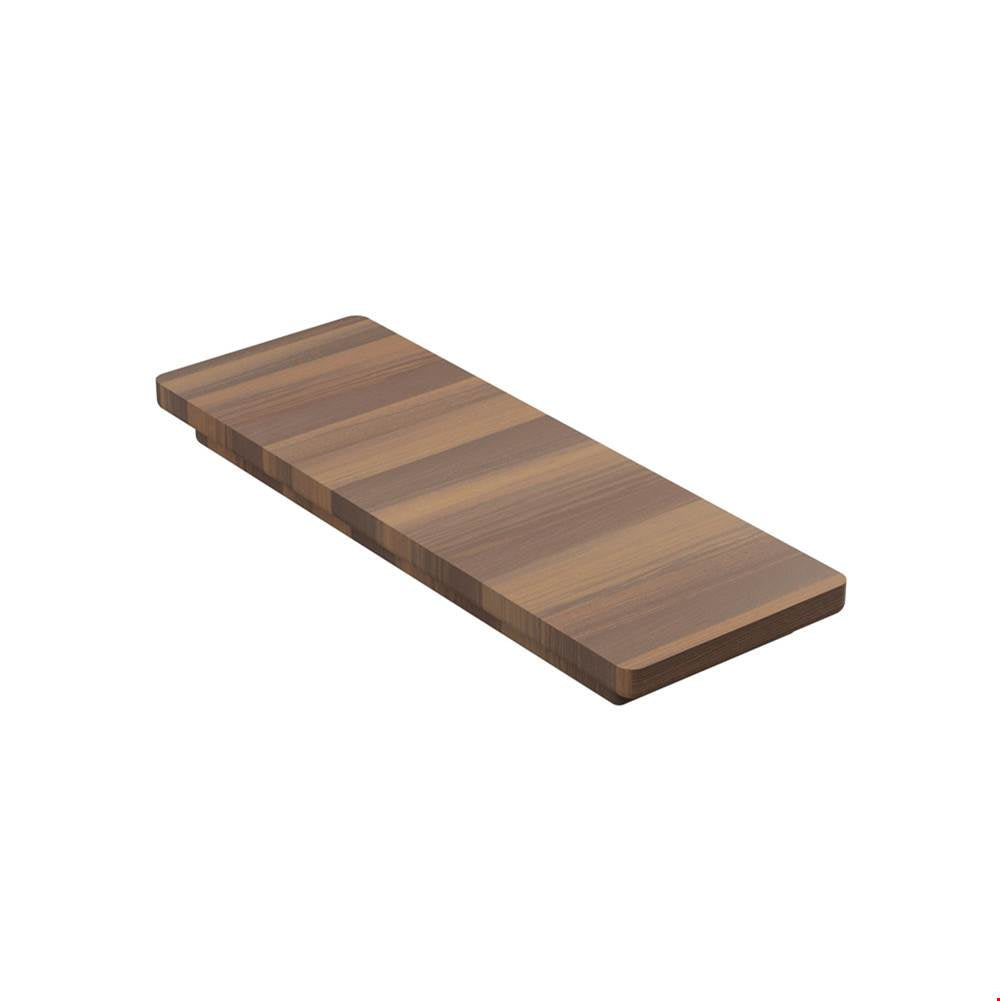 Home Refinements by Julien 210061 Cutting Board For Fira Sink With Ledge 6X17-1/4X1-1/2 - Walnut
