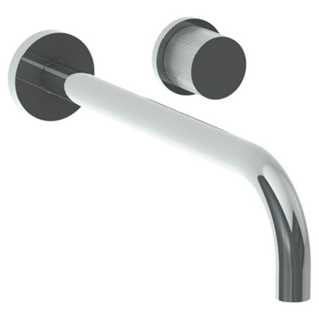 Watermark 22-1.2L-TIA Titanium Wall Mounted 2 Hole Lavatory Set With 11 7/8" Spout