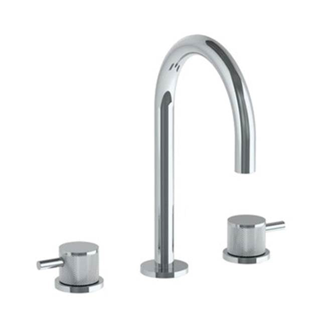 Watermark 22-2-TIC Titanium Deck Mounted 3 Hole Gooseneck Lavatory Set
