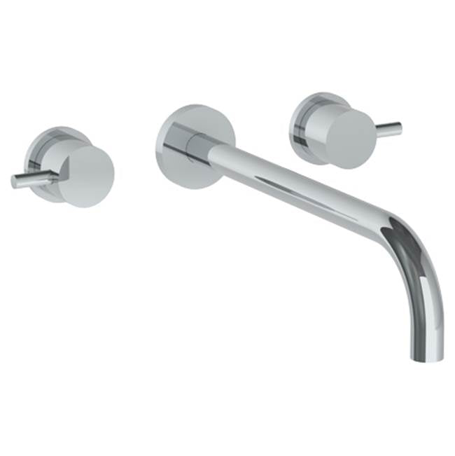 Watermark 22-2.2L-TIB Titanium Wall Mounted 3 Hole Lavatory Set With 11 7/8" Spout