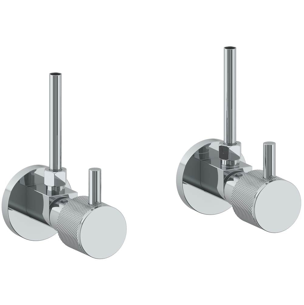 Watermark 22-MAS2-TIC Titanium Lavatory Angle Stop Kit -1/2? IPS X 3/8? Od Compression