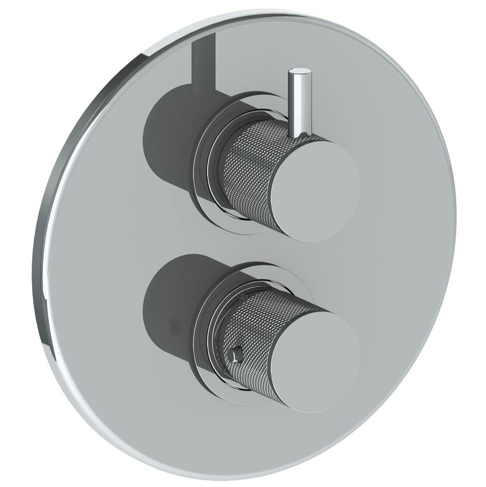 Watermark 22-T20-TIC Titanium Wall Mounted Thermostatic Shower Trim With Built-In Control 7-1/2" Diameter
