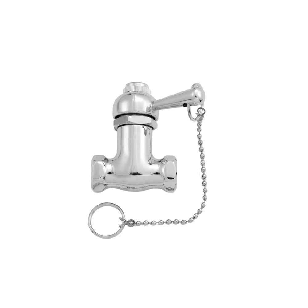 Jaclo 2222-PCH Brass Pull-Chain Valve - Polished Chrome