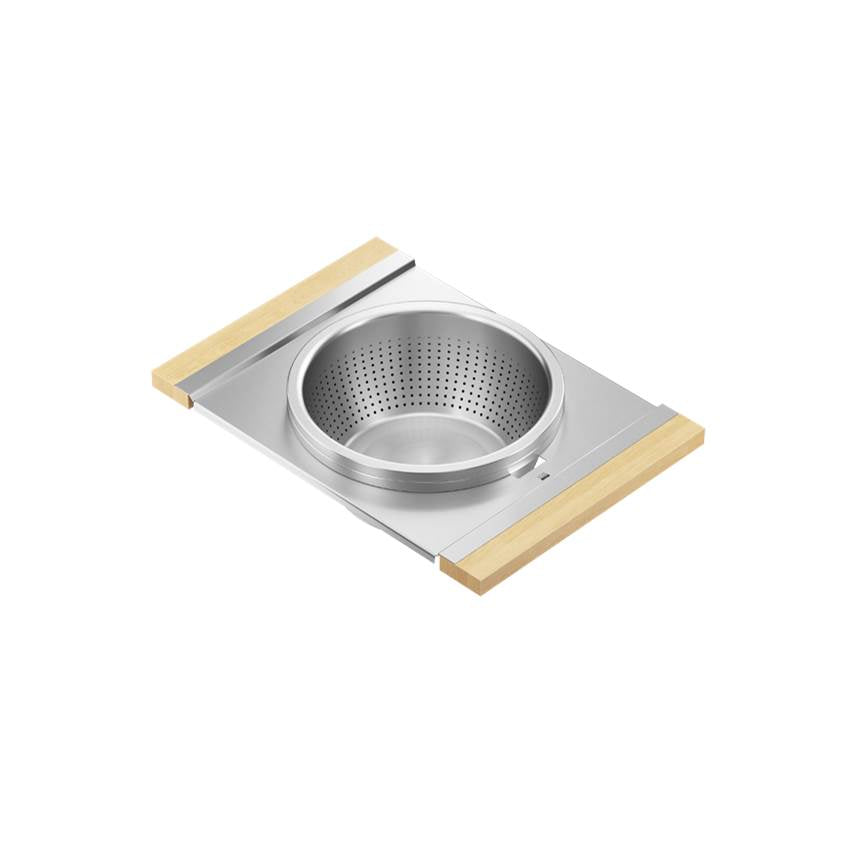 Home Refinements by Julien 22507 Serving Board, Bowl And Colander For 16In Sink 12X17X4 - Parent