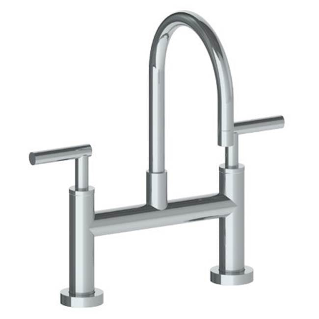 Watermark 23-2.3-L8 Loft 2.0 Deck Mounted 2 Hole Bridge Lavatory Set