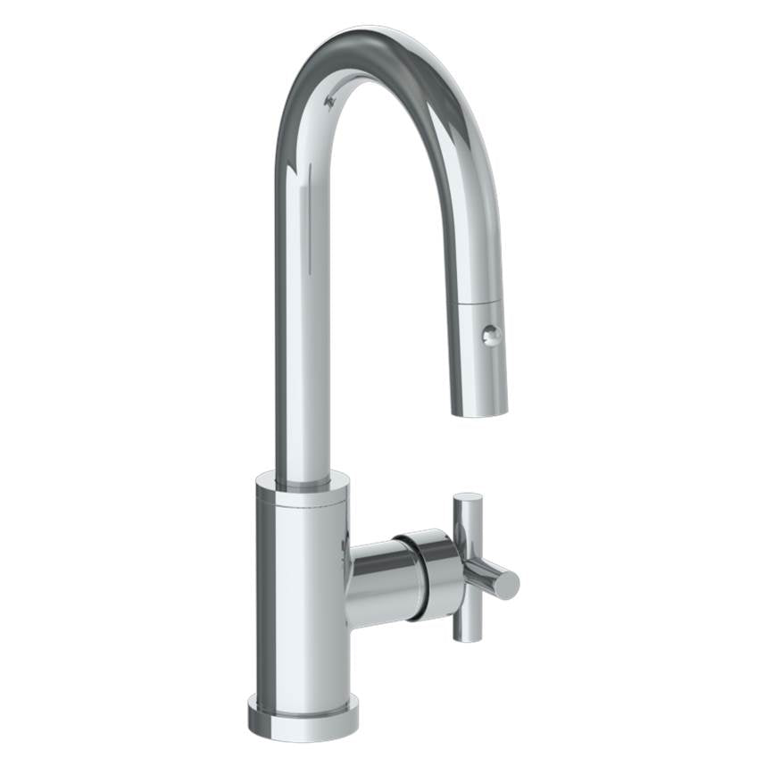 Watermark 23-9.3PG2-L9 Deck Mounted 1 Hole Gooseneck Prep Faucet With Pull Down Spray - Parent