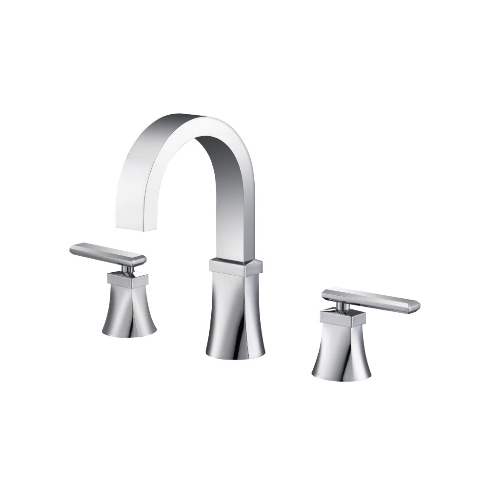 Flusso Serie 230 230.2000 Three Hole 8" Widespread Two Handle Bathroom Faucet - Parent