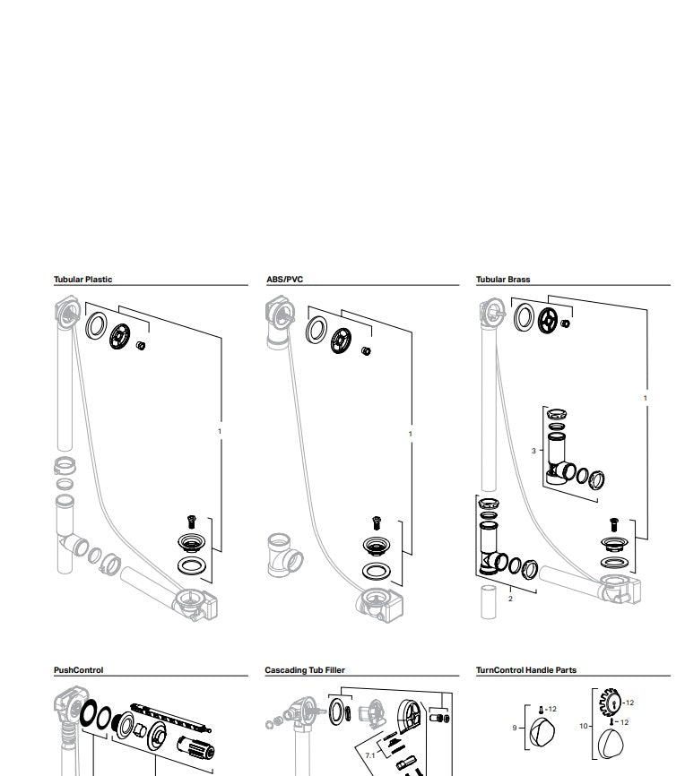 Geberit 240.702.IB.1 Handle Assembly, Solid Brass