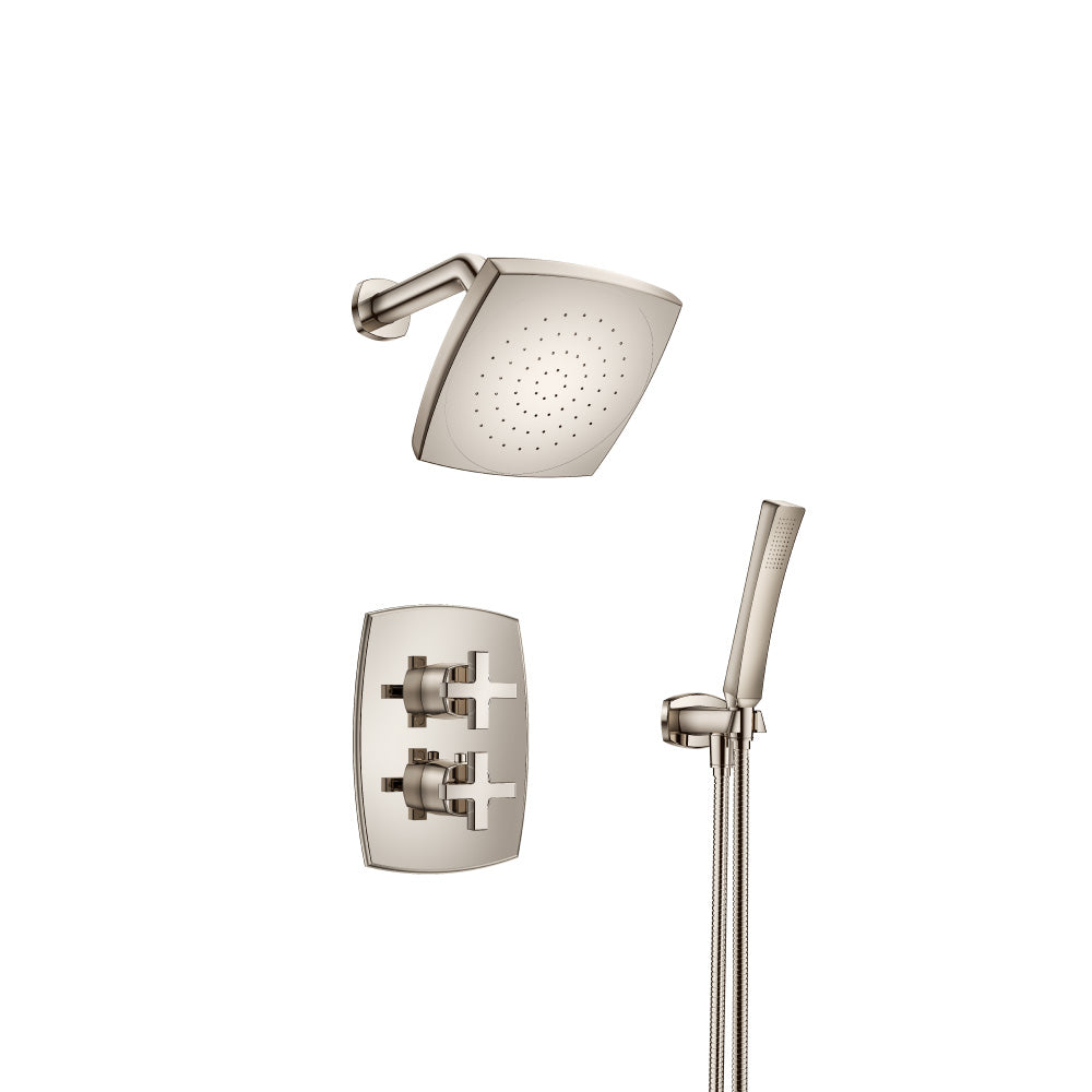Flusso Serie 240 240.7050 Two Output Shower Set With Shower Head And Hand Held
