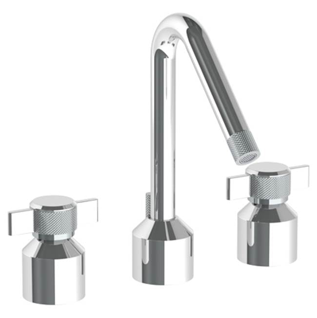 Watermark 25-2-IN16 Urbane Deck Mounted 3 Hole Lavatory Set With Angled Spout