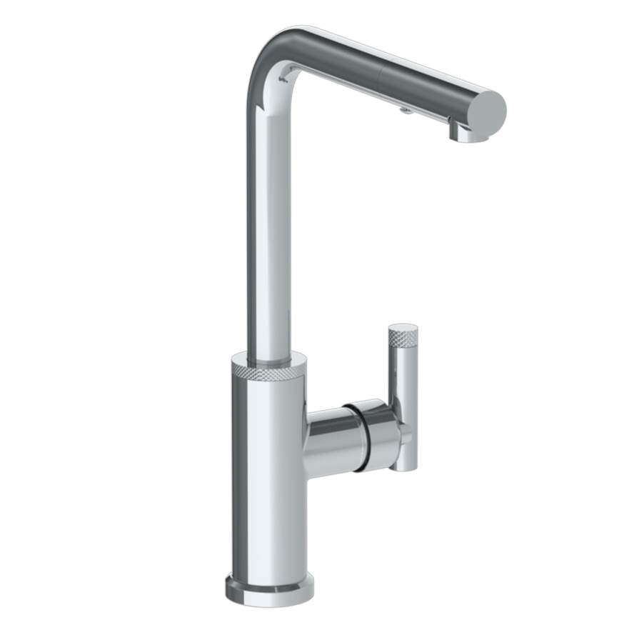 Watermark 25-7.3P1-IN14 Deck Mounted 1 Hole Square Top Kitchen Faucet With Pull Out Spray - High Spout - Parent
