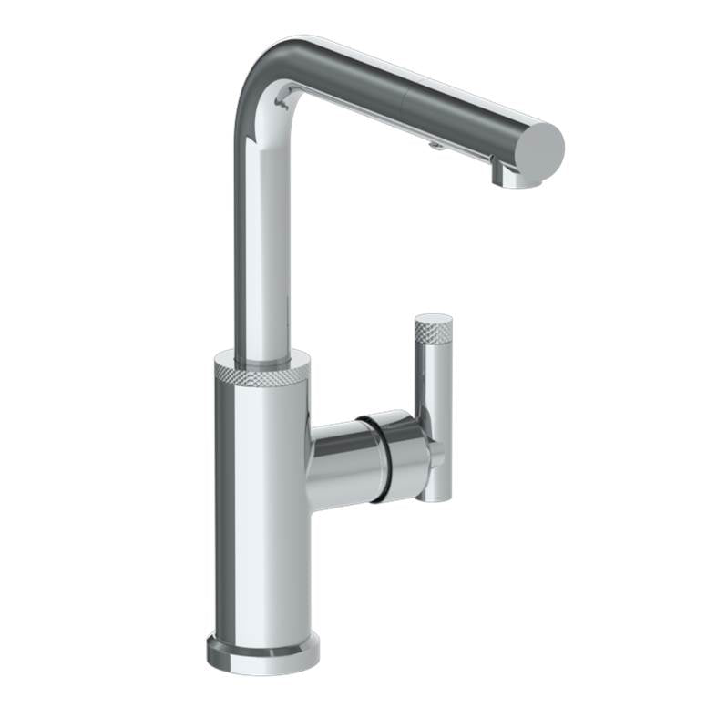 Watermark 25-7.3P3-IN14 Deck Mounted 1 Hole Square Top Kitchen Faucet With Pull Out Spray - Low Spout - Parent