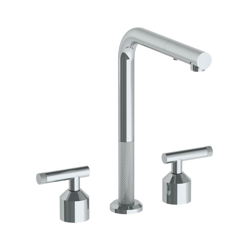 Watermark 25-7P1-IN14 Deck Mounted 3 Hole Square Top Kitchen Faucet With Pull Out Spray - Parent