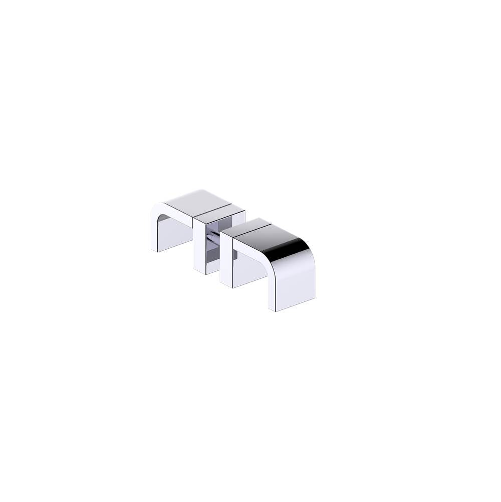 Kartners 2557502 Cologne Shower Door Handle Double Knob