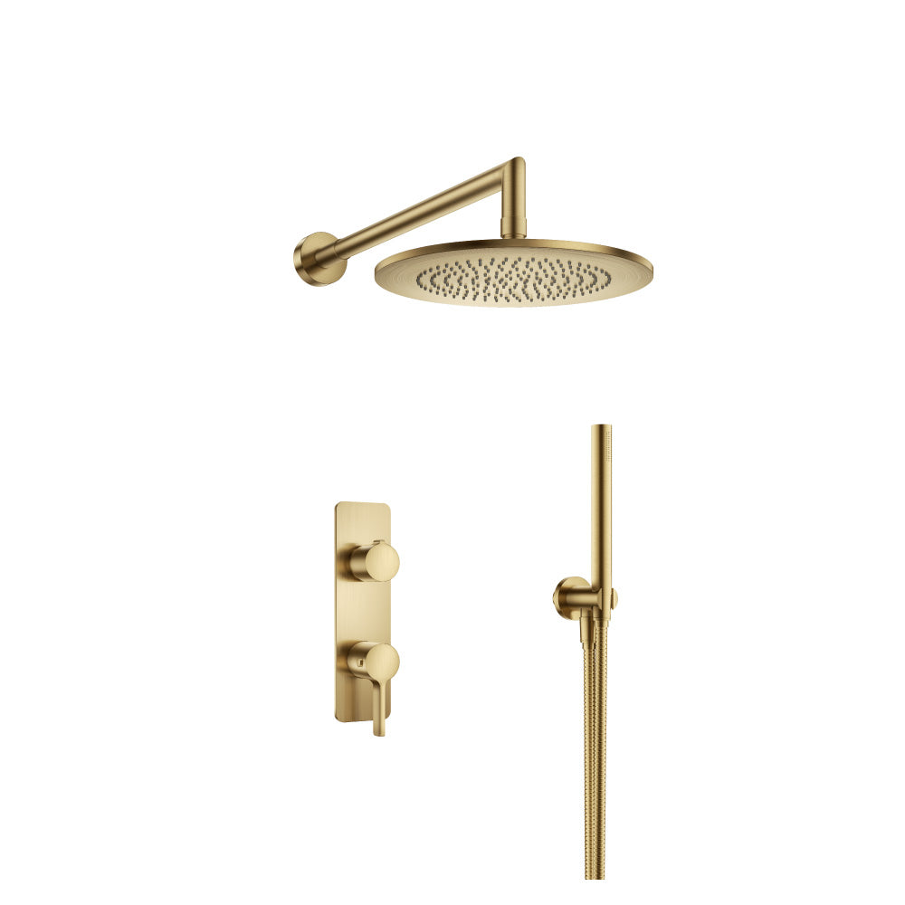 Flusso Serie 260 260.7250 Two Output Shower Set With Shower Head And Hand Held
