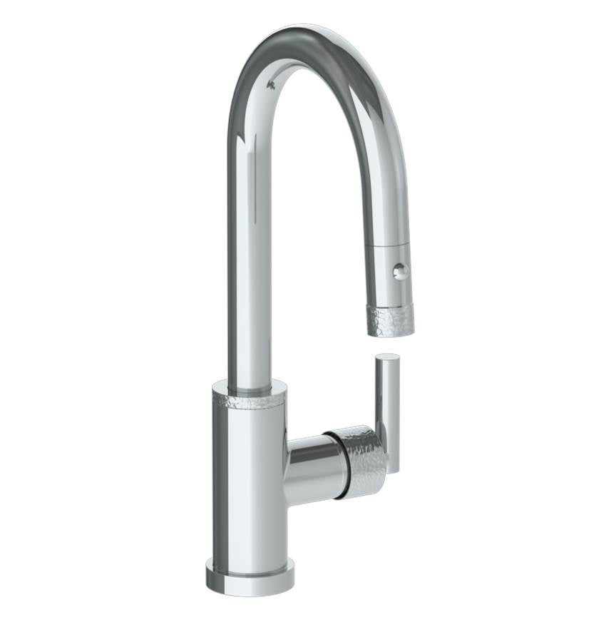 Watermark 27-9.3PG214 Deck Mounted 1 Hole Gooseneck Prep Faucet With Pull Down Spray - Parent