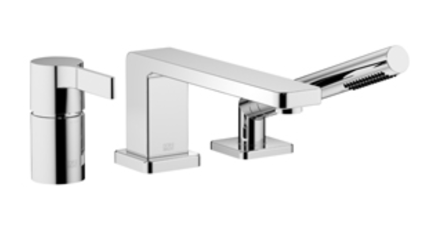 Dornbracht 27412710 Lulu Three-Hole Single-Lever Tub Mixer For Deck-Mounted Tub Installation