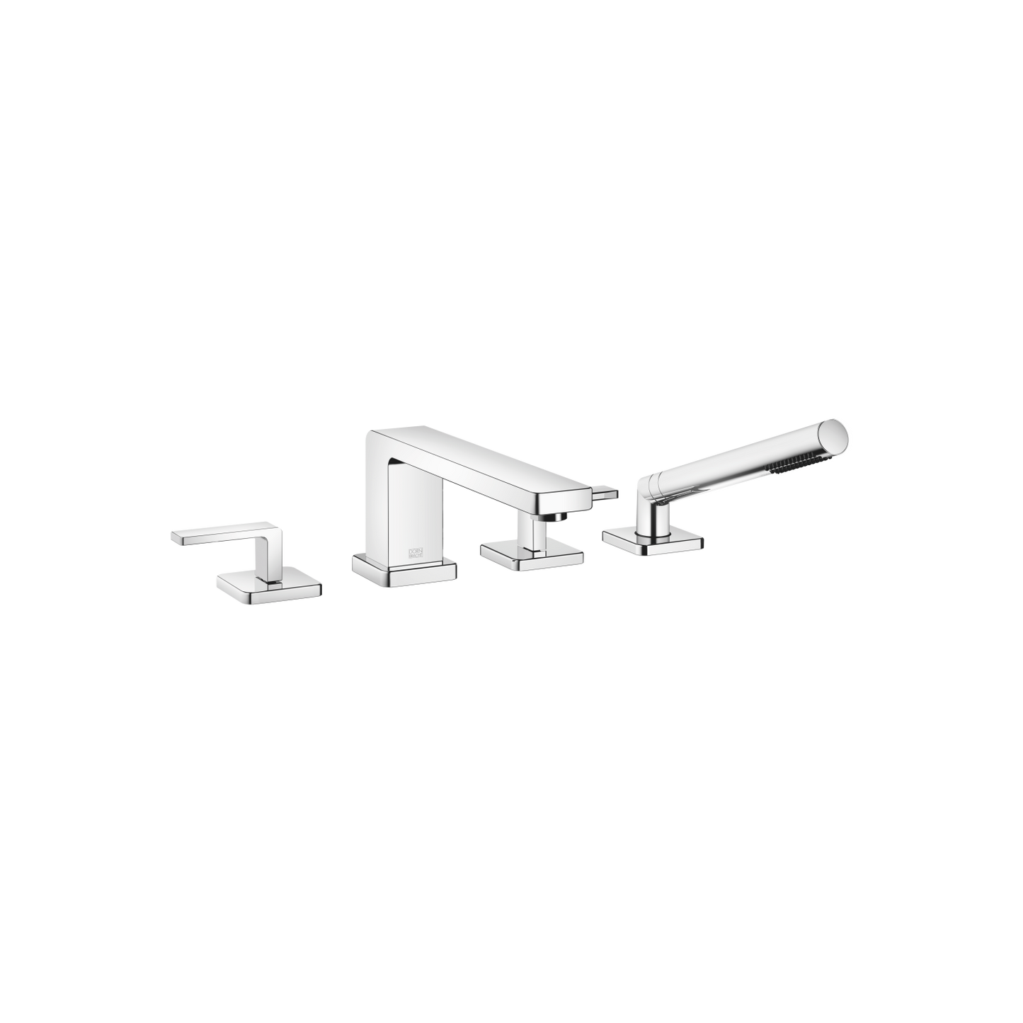 Dornbracht 27512710 Lulu Deck-Mounted Tub Mixer, With Hand Shower Set For Deck-Mounted Tub Installation