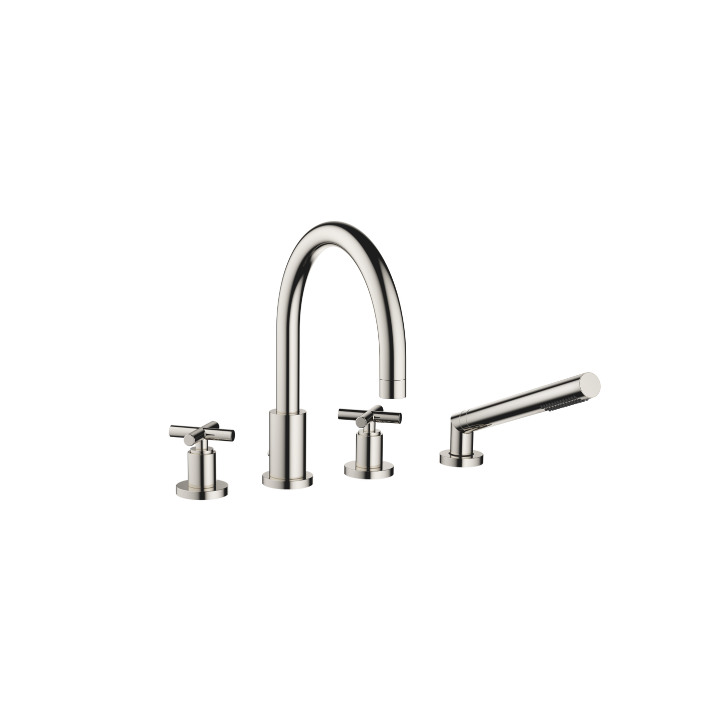 Dornbracht 27512892 Tara Deck-Mounted Tub Mixer, With Hand Shower Set For Deck-Mounted Tub Installation