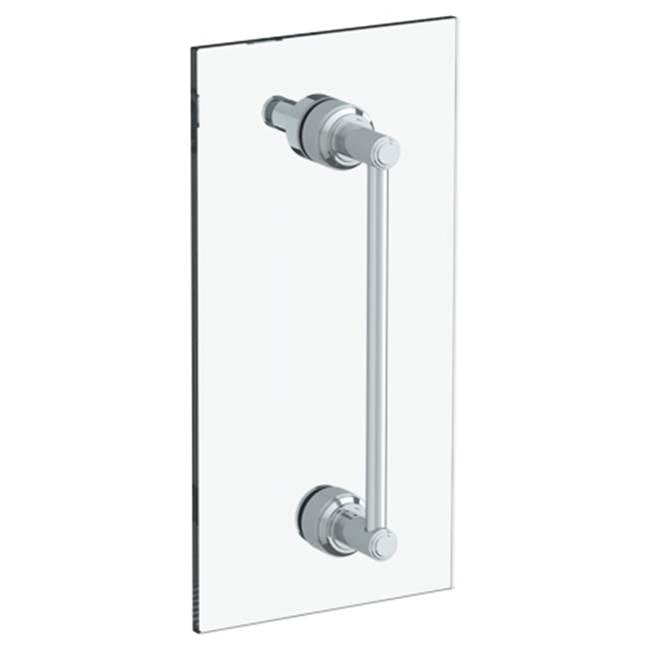 Watermark 29-0.1-12SDP Transitional 12" Shower Door Pull With Knob/ Glass Mount Towel Bar With Hook - Parent