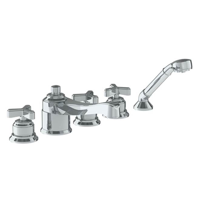 Watermark 29-8.1-TR15 Transitional Deck Mounted 5 Hole Bath Set