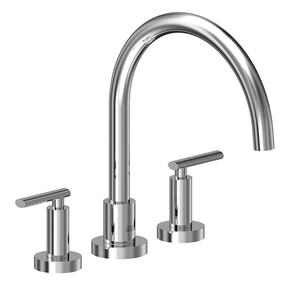 Franz Viegener FV210/59L Nerea Lever Plus Deck Mounted Roman Bath Faucet 3/4" Valves