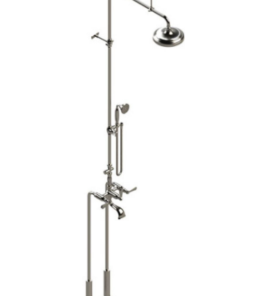 Rubinet 2FHXL Floor Mount TWith Fixed Shower head
