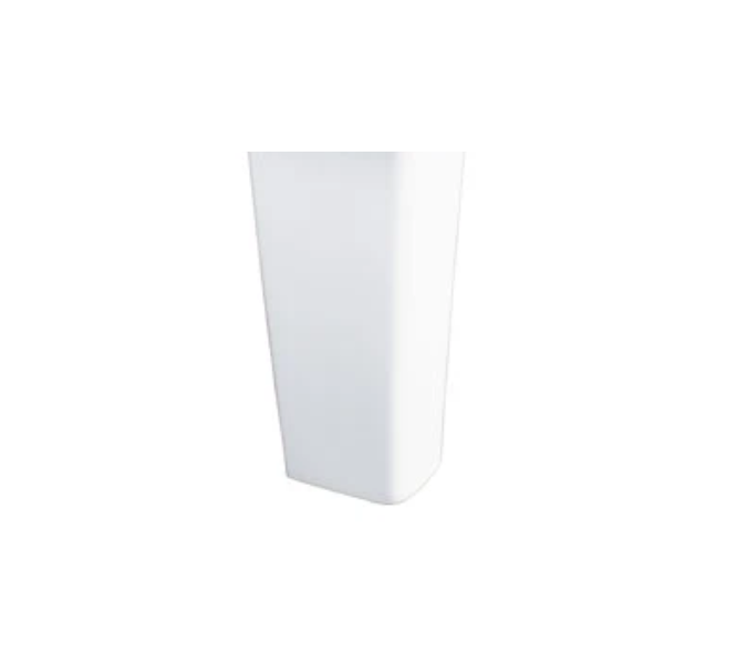 Barclay 3-141WH Elena 500 Lavatory Pedestal Only 1 - Hole - White