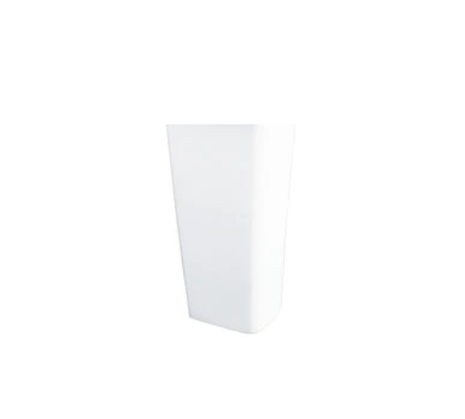 Barclay 3-151WH Elena 600 Lavatory Pedestal Only 1 - Hole - White