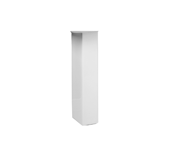 Barclay 3-271WH Mistral 650 Lavatory Pedestal Only 1 - Hole - White
