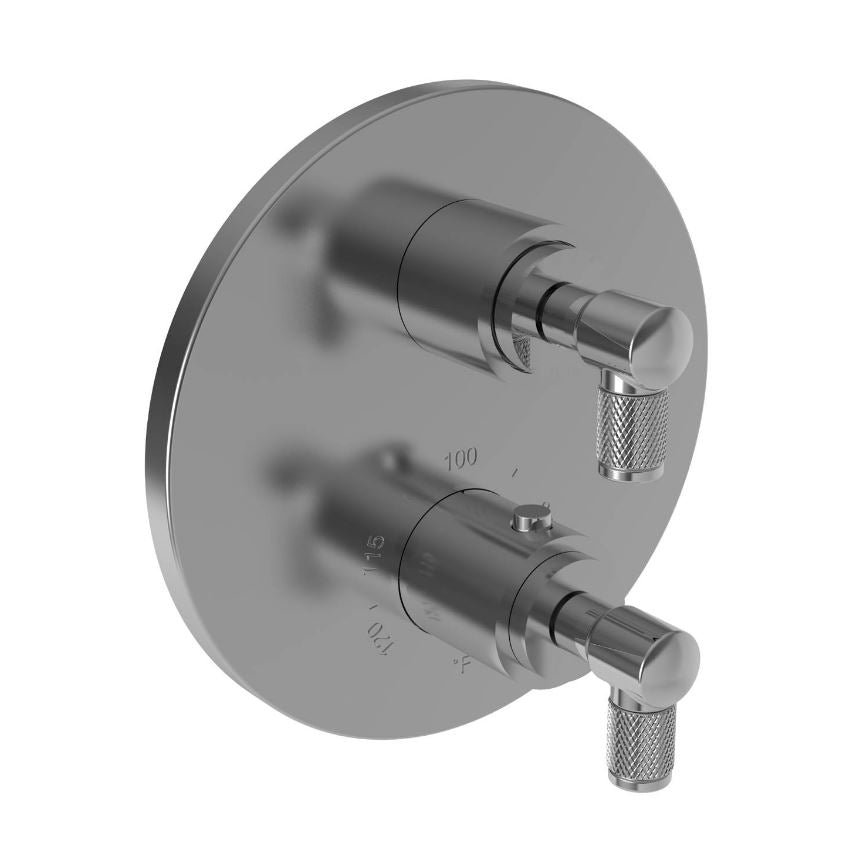 Newport Brass 3-3253TR Clemens 1/2" Round Thermostatic Trim Plate with Handle - Parent