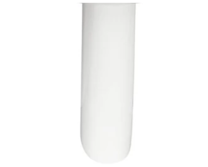 Barclay 3-358WH Karla 650 Lavatory Pedestal Only 8" Centerset - White