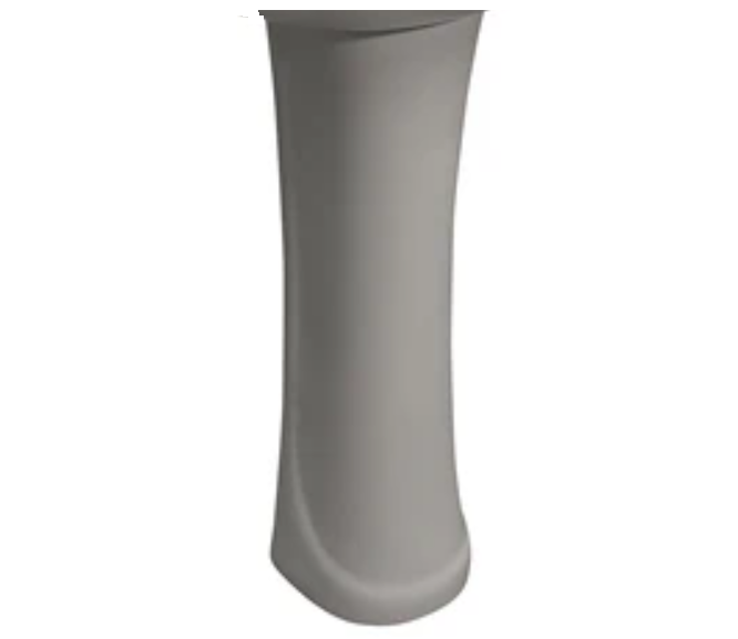 Barclay 3-9164WH Ashley Pedestal for 4" Centerset Faucet Hole Overflow - White