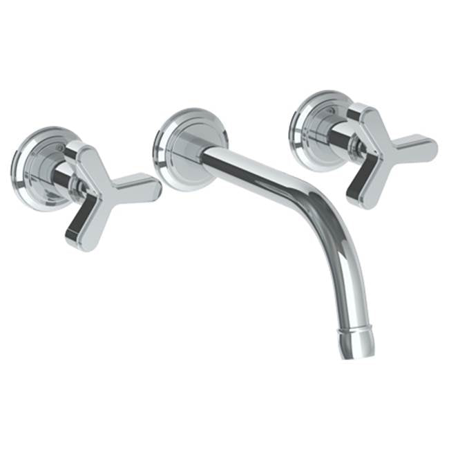 Watermark 30-2.2-TR25 Anika Wall Mounted 3 Hole Lavatory Set With 8 1/8" CTC Spout