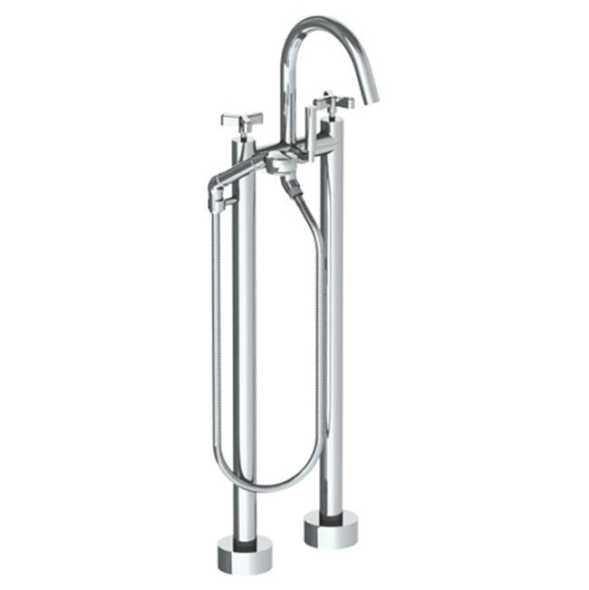 Watermark 30-8.3-TR25 Anika Floor Standing Bath Set With Hand Shower