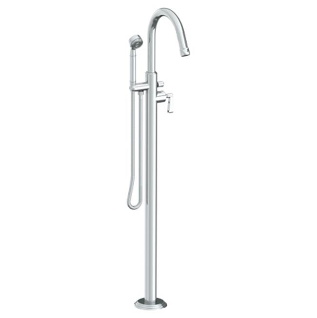 Watermark 30-8.8-TR24 Anika Single Hole Floor Standing Bath Set With Hand Shower