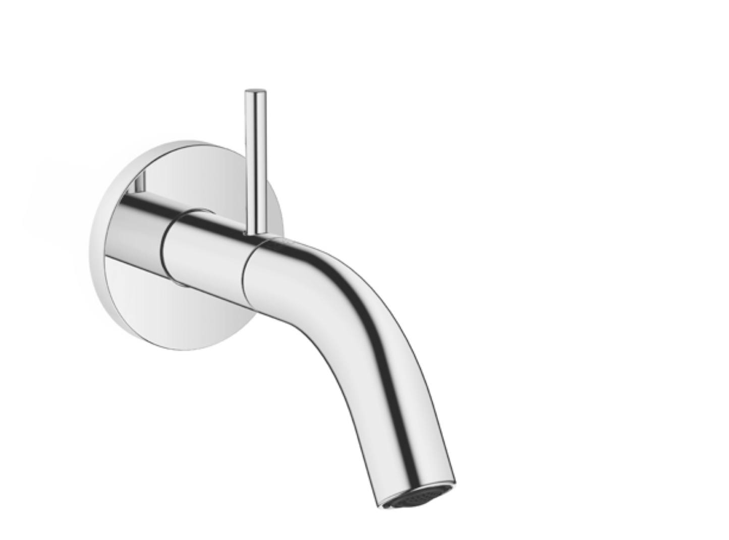 Dornbracht 30010662 Meta Pillar-Tap, Wall-Mounted Cold Water Only Without Drain