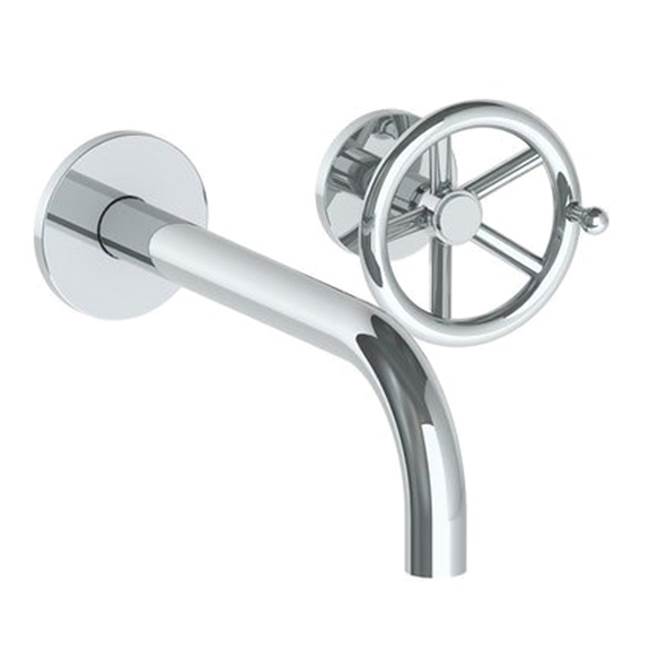 Watermark 31-1.2M-BKA1 Brooklyn Wall Mounted 2 Hole Lavatory Set With 8 3/4" Spout