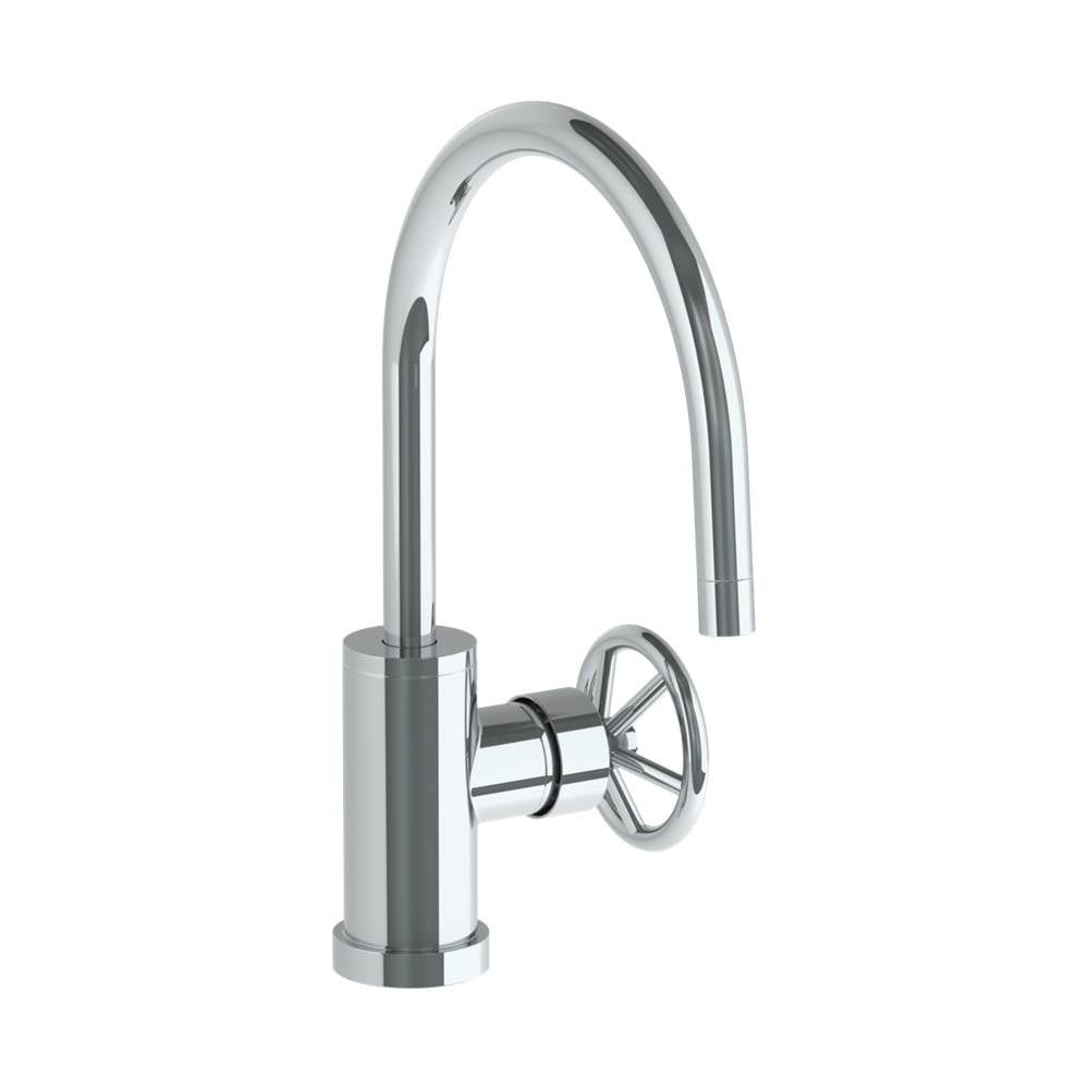 Watermark 31-7.3G-BK Deck Mounted 1 Hole Gooseneck Kitchen Faucet - Parent