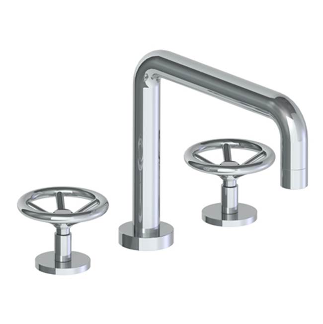 Watermark 31-8-BK Brooklyn Deck Mounted 3 Hole Bath Set