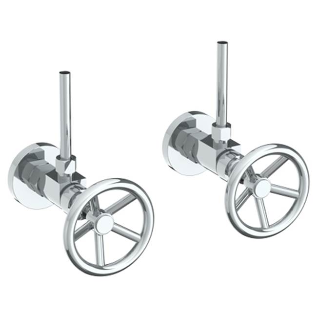 Watermark 31-MAS1-BK Brooklyn Lavatory Angle Stop Kit -1/2? Compression X 3/8? Od Compression