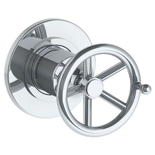 Watermark 31-T15-BKA1 Brooklyn Wall Mounted Mini Thermostatic Shower Trim 3-1/2" Diameter
