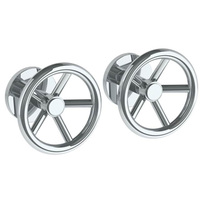 Watermark 31-WTR2-BK Brooklyn Wall Mounted 2-Valve Shower Trim