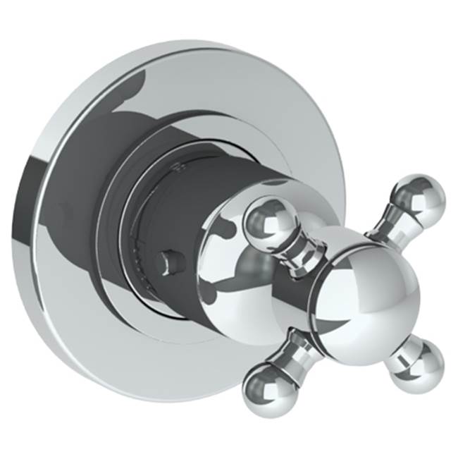 Watermark 313-T15-AX York Wall Mounted Mini Thermostatic Shower Trim 3-1/2" Diameter