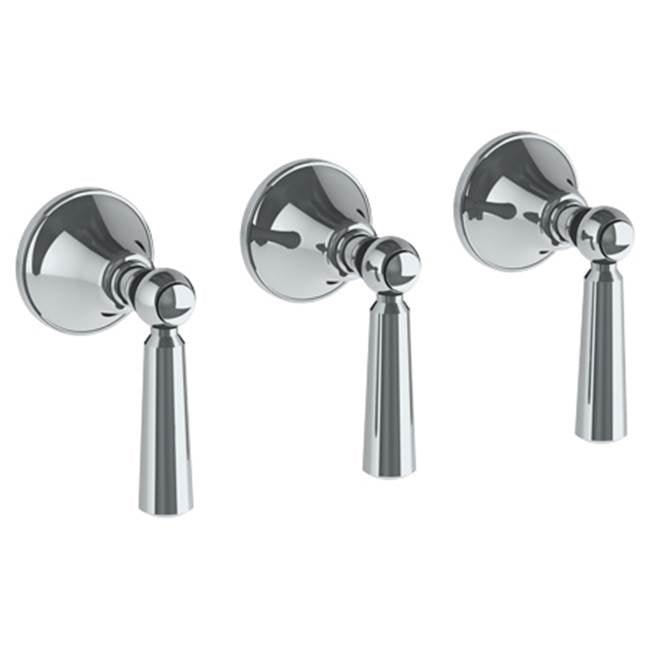 Watermark 313-WTR3-WW York Wall Mounted 3-Valve Shower Trim