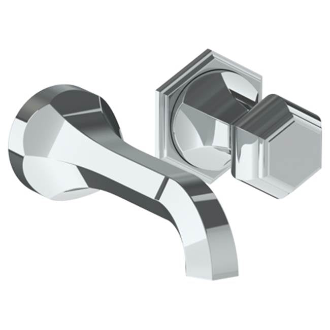 Watermark 314-1.2-T6 Beverly Wall Mounted 2 Hole Lavatory Set With 6 3/4" CTC Spout