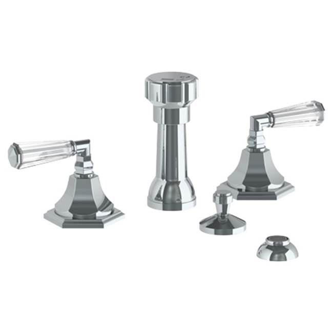 Watermark 314-4-CRY4 Beverly Deck Mounted 4-Hole Bidet